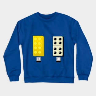 lego and domino Crewneck Sweatshirt